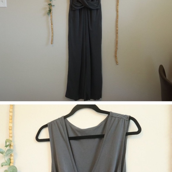 Fabletics Cristyn Wide-Leg Jumpsuit Gray Size XL - Picture 5 of 10